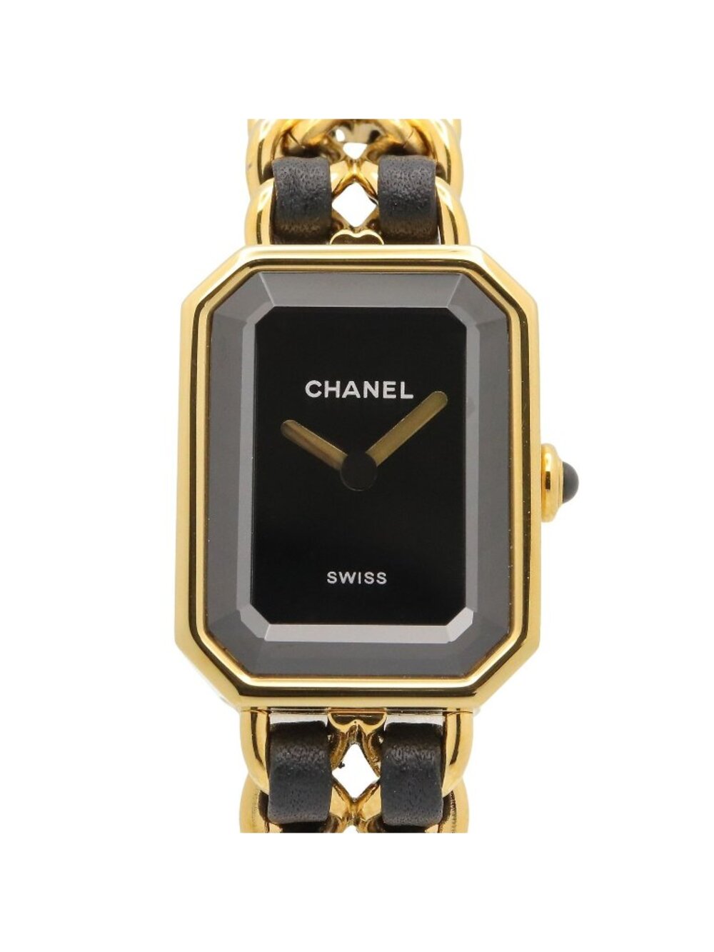 Chanel Watch Premiere Original Edition M Black Leather